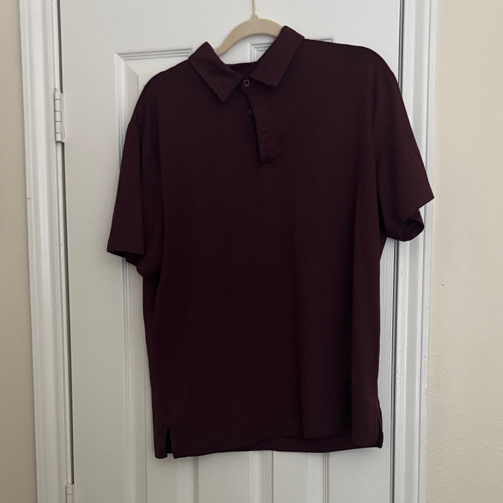 Men's Burgundy Polo Shirt